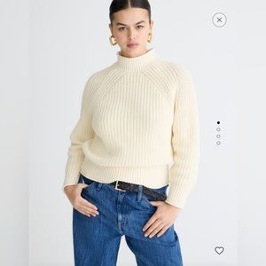 NWT J.Crew Relaxed Rollneck sweater size S